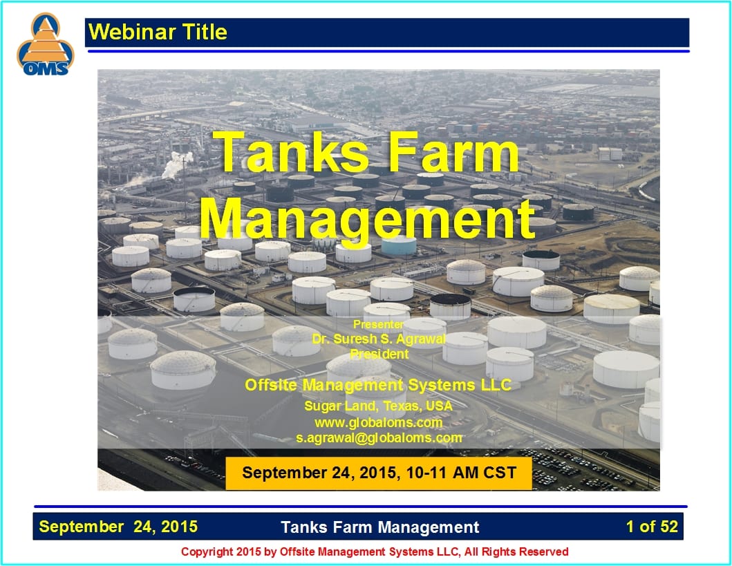 OMS-W09 Tanks Farm Management