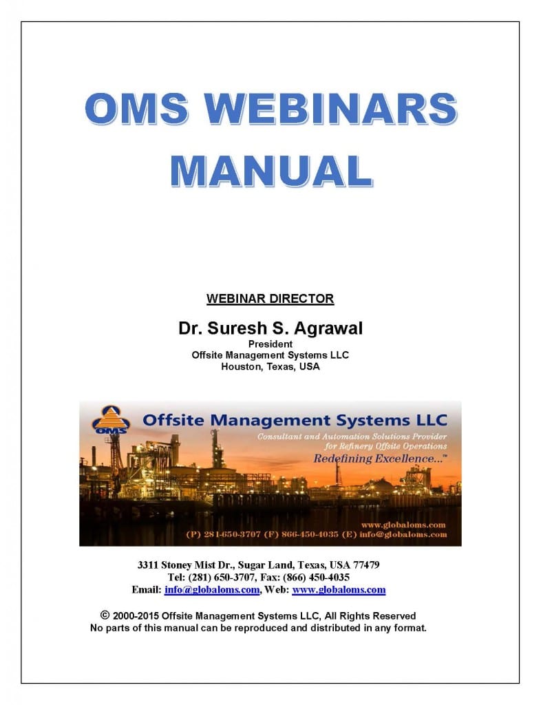 Global OMS Webinars W01-W10 Slides Manual