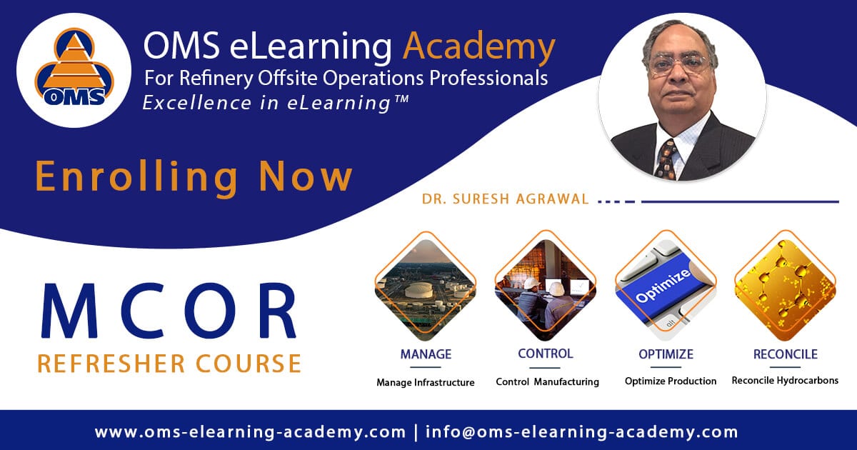 OMS Launches “OMS eLearning Academy® for Refinery Offsite Operations